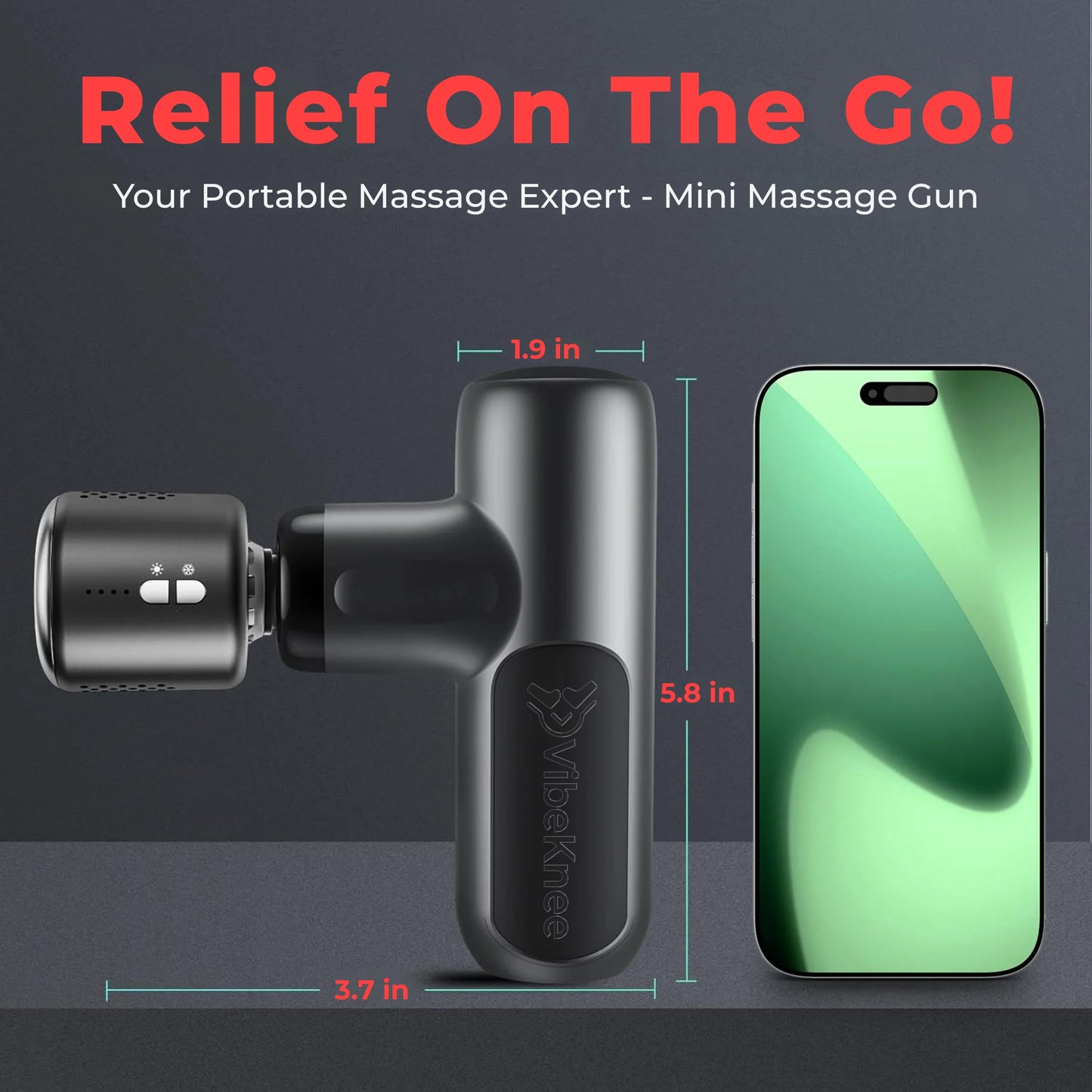 Hot & Cold Dual Relief Massage Gun