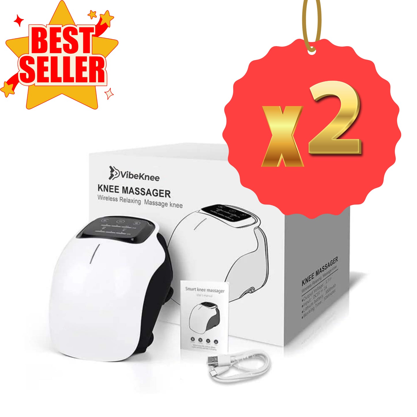 VibeKnee Pro 4in1 Massager